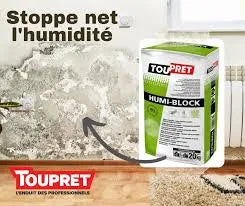Enduit HUMI-BLOCK – Protection efficace contre l'humidité - SQES