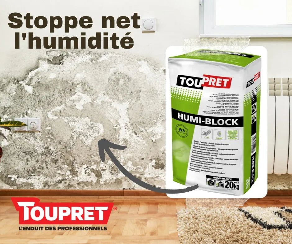 Enduit HUMI-BLOCK – Protection efficace contre l'humidité - SQES