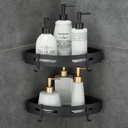 Etagère de Rangement pour salle de bain - 2pcs - Etagère d'angle - SQES