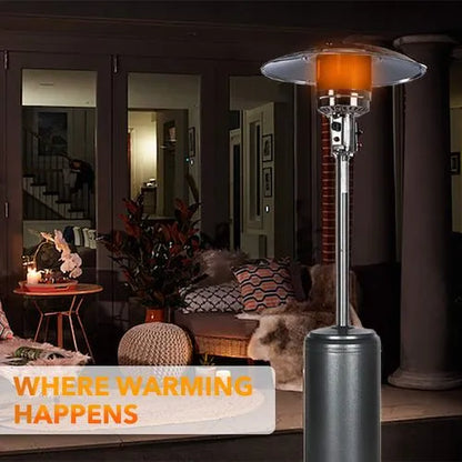 Chauffage de terrasse patio au gaz extérieur 12,5kw - 2,20m - SQES