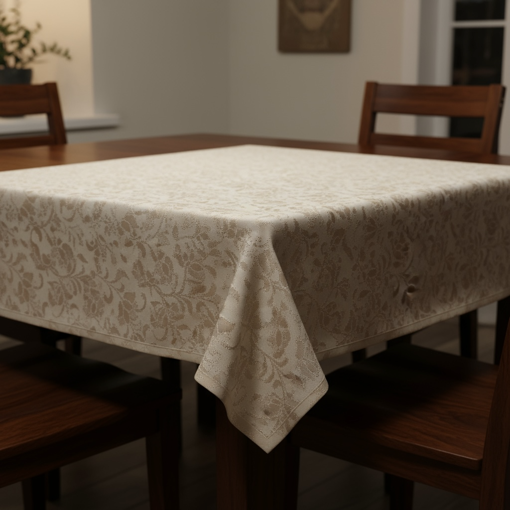 Nappe de table 1,4m x 2m beige