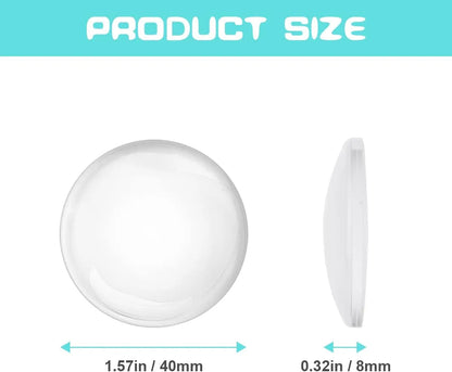 BOSS TAPE Butoir de poignet de Porte Adhésif en silicone transparent (4pcs) - SQES