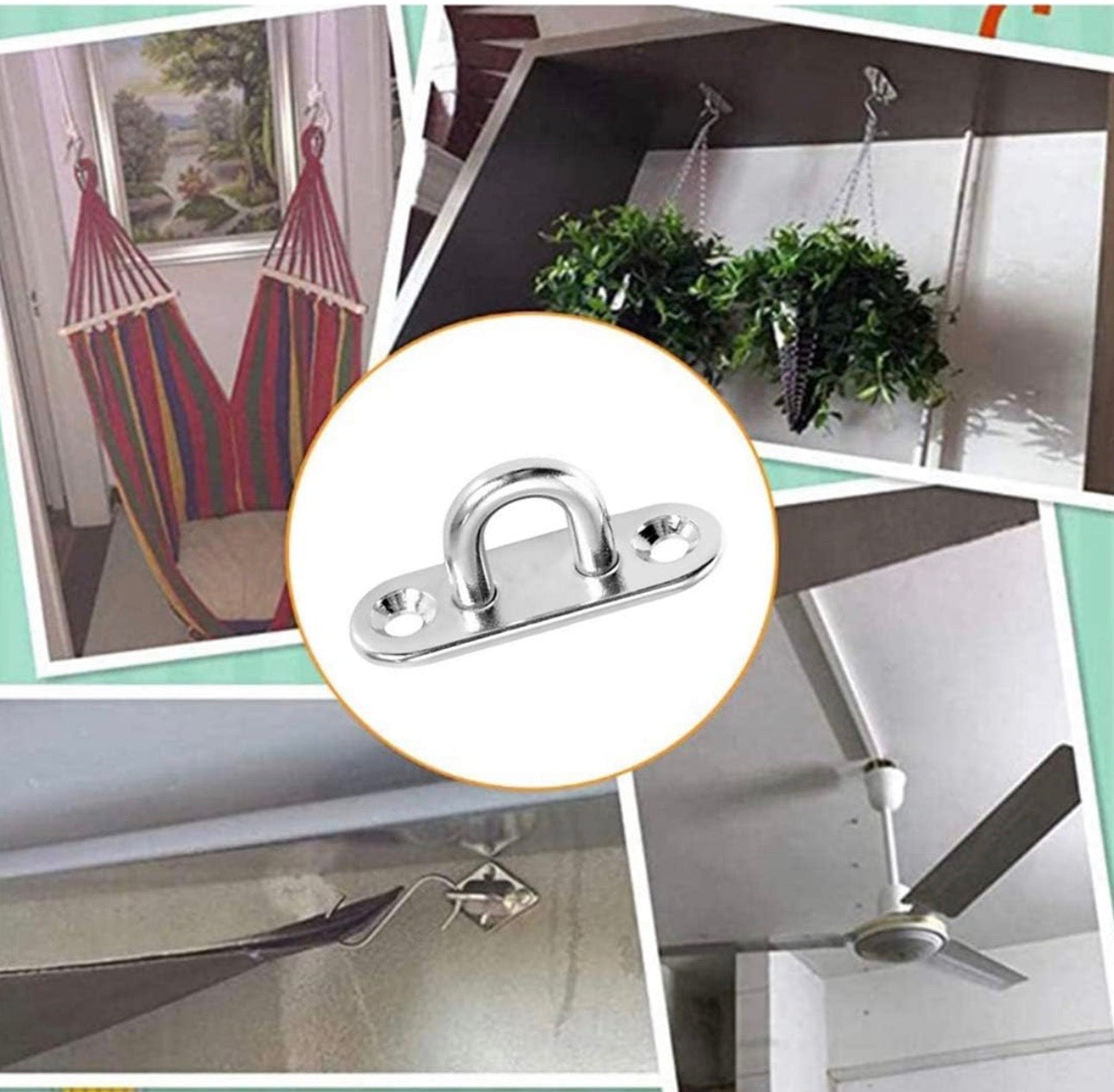 Anneau de Fixation Mural Inox – Suspension & Arrimage