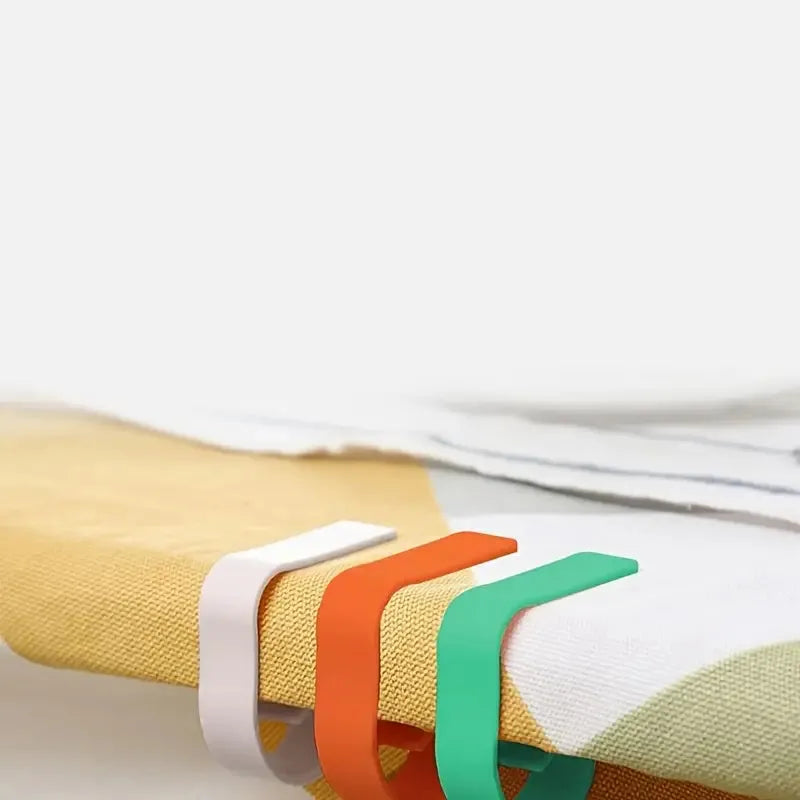 Pince pour nappe de table en plastique - Serre nappes blanc - SQES
