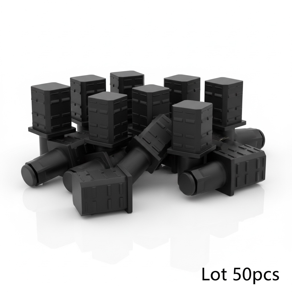 Pieds réglables en hauteur pour tube carré 40x40mm LOT 50pcs