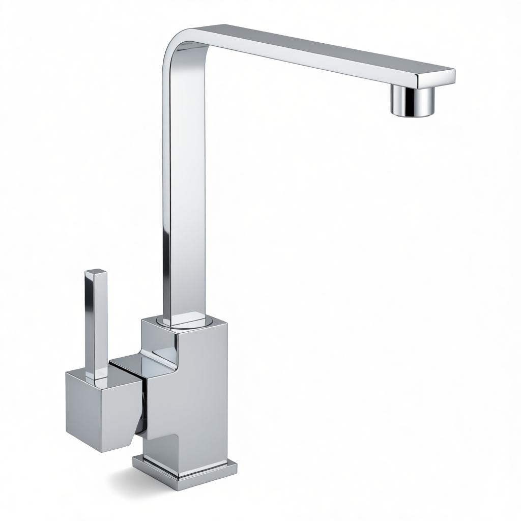 Mitigeur Évier FABIA Série MILAN - Robinet Cuisine Design Laiton Chromé