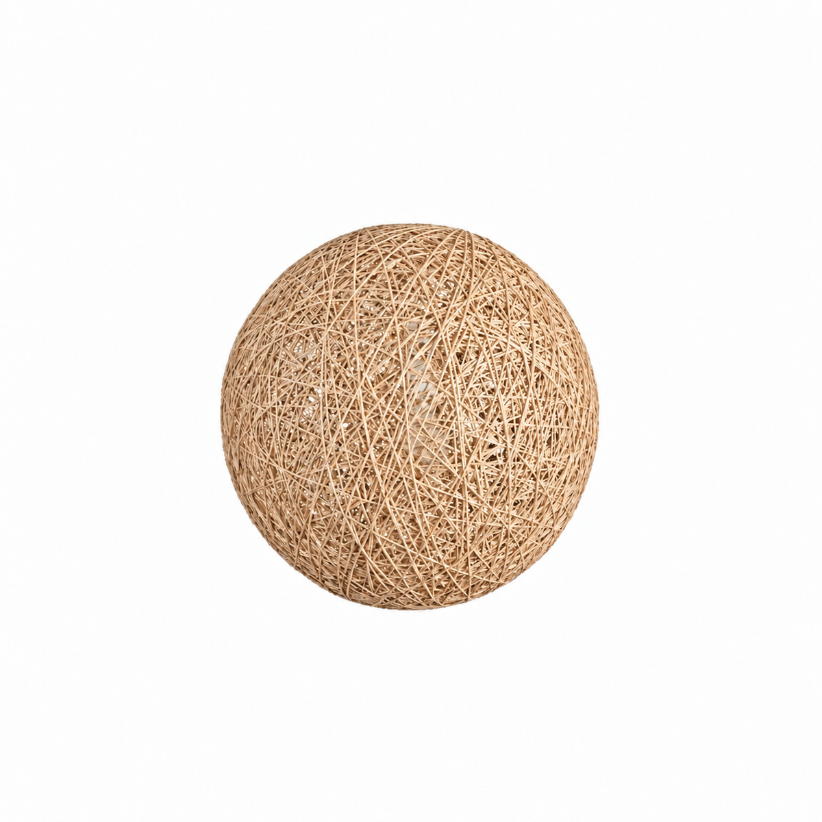 Lot 2+1 Globes pour Lustre en Rotin Naturel – Ø22, Ø28 ou Ø38 cm
