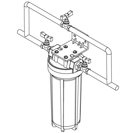 Filtre à Eau - Anti calcaire - simple - Ejim