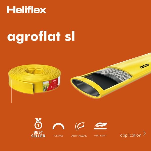 TUYAU PLAT AGROFLAT SL 75MM 50M