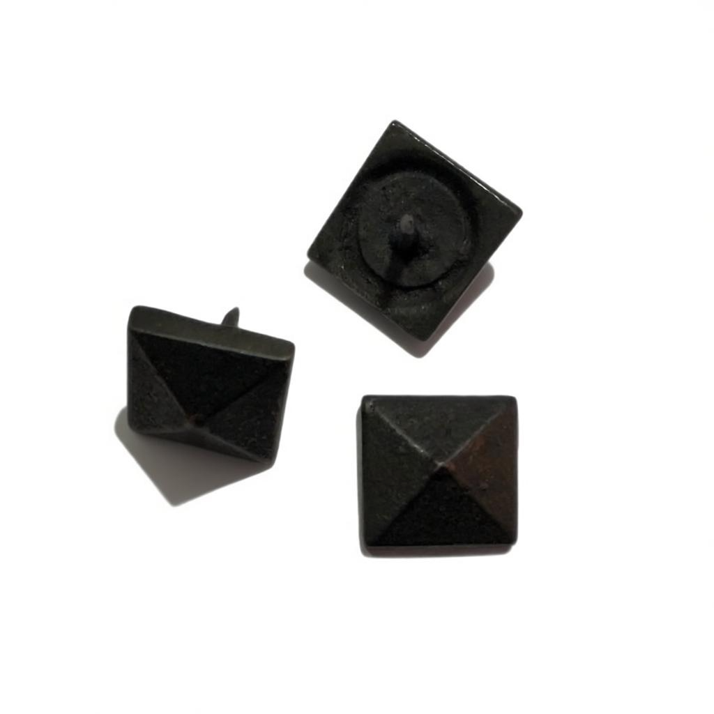 Clous de porte antiques pyramide Clavos en laiton massif 13 mm lot de 10