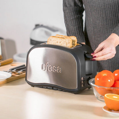UFESA GRILLE-PAIN TT7985 800W INOX - 2 Fentes Électronique