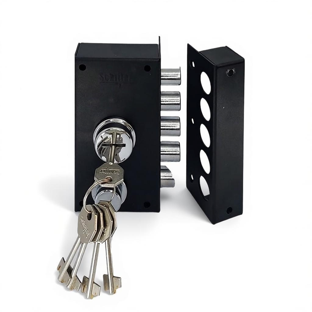 Serrure Haute Sécurité VENDAR 4 Pistons - 5 Clés Spéciales - Réf 7010