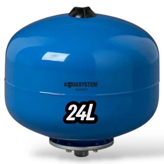 Vase d'Expansion AQUASYSTEM 24L Bleu Acier - Eau Sanitaire