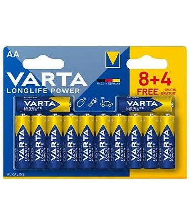 VARTA Pile Longlife Power LR06 BP8+4 High Energy