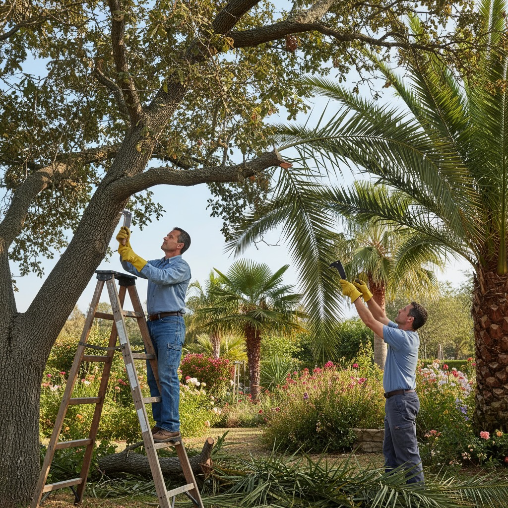 Serpe Manche Cuir 22cm Professionnelle Élagage Jardinage