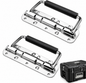 Poignée de caisse pliante à ressort inox 10cm – lot de 2 pièces – SQES Ariana