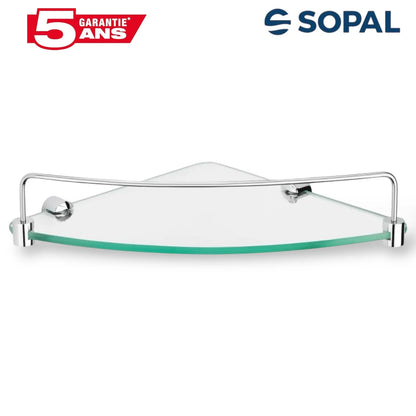 Etagère angle en verre Yasmine - SQES