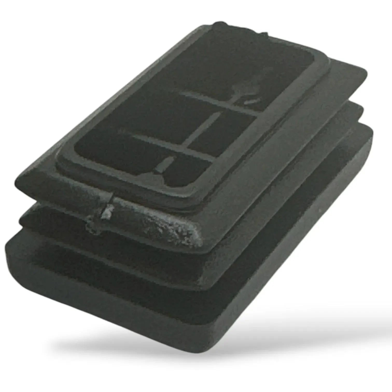 Embout Rectangulaire pour bouchon de meuble - 20 pcs 40mmx30mm NOIR - SQES