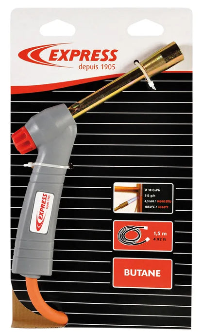 Chalumeau de plombier - avec accessoires - Gaz butane - EXPRESS - SQES