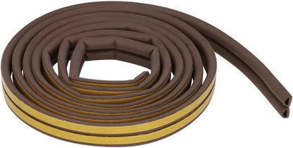 BOSS TAPE Joint d'étanchéité pour porte , fenêtre, isolation thermique, Type D, Marron - SQES