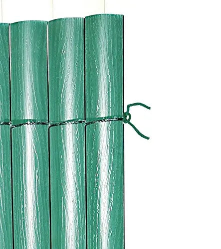 Brise vue - Brise vent - Canisse double face - Clôture jardin - 1x3m - Pvc - SQES