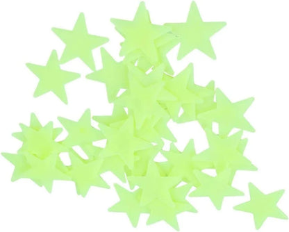 Etoiles lumineux fluorescent - Étoiles phosphorescentes - 36 autocollantes - SQES