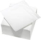 80 Serviettes blanches en papier - Petits et individuels - 14 x 14 cm Pliés - Serviettes de table - SQES