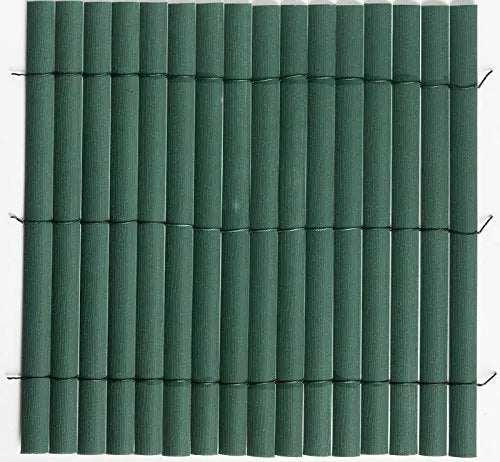 Brise vue - Brise vent - Canisse double face - Clôture jardin - 1x3m - Pvc - SQES
