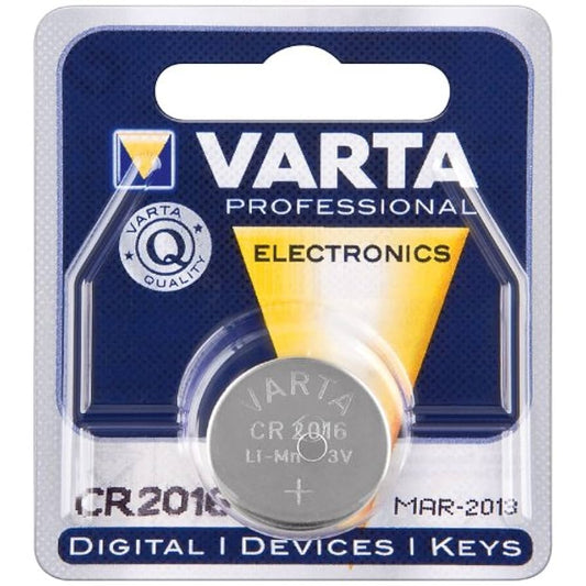 VARTA Pile Bouton CR2016 3V Lithium Ultra-Fine