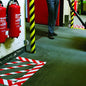 BOSS TAPE Ruban adhésif pour marquage au sol JAUNE/NOIR 48mmx25m - SQES