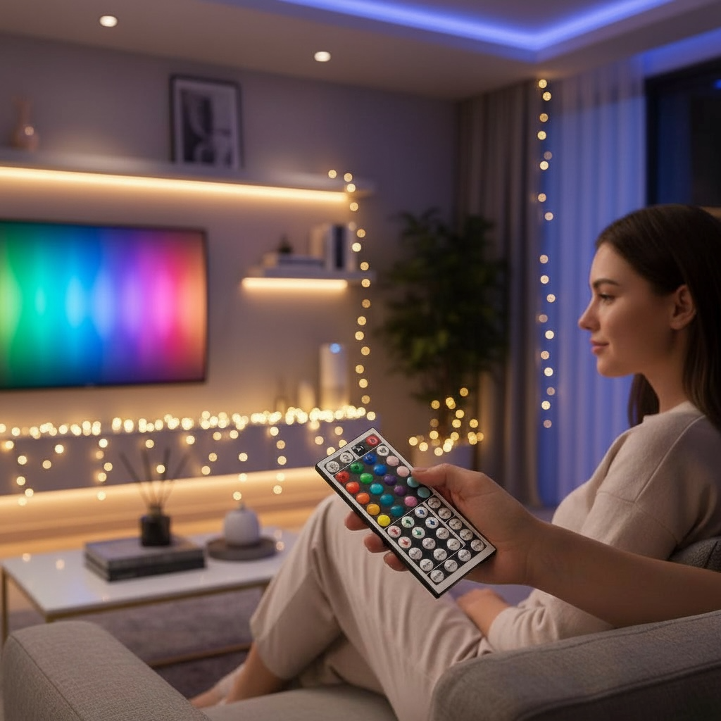 Télécommande Sans Fil 44 Touches RGB pour Ruban LED 3528 5050