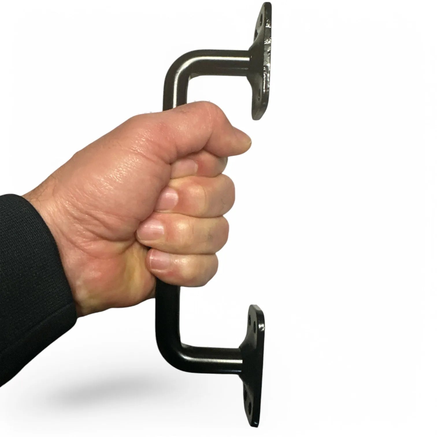 Poignée de porte metalique extérieur 180mm Noir - SQES