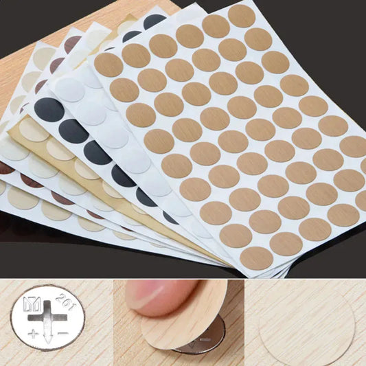 Cache vis autocollant pour meuble 192 stickers - SQES