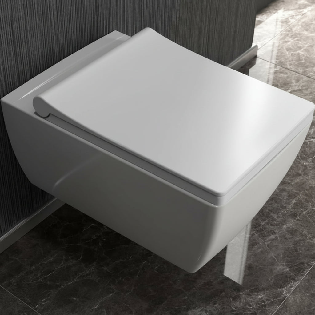 Cuvette Suspendu DURA FIRST Sans Bride Abattant Soft Close Réf 5331