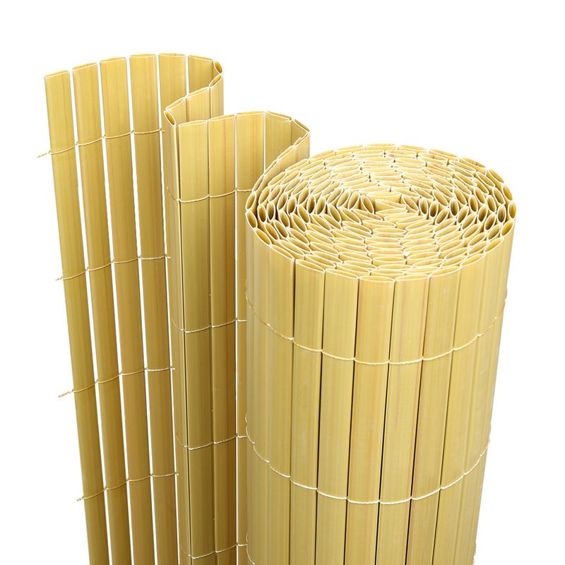 Canisse PVC 1.5x1.85m Beige Double Face