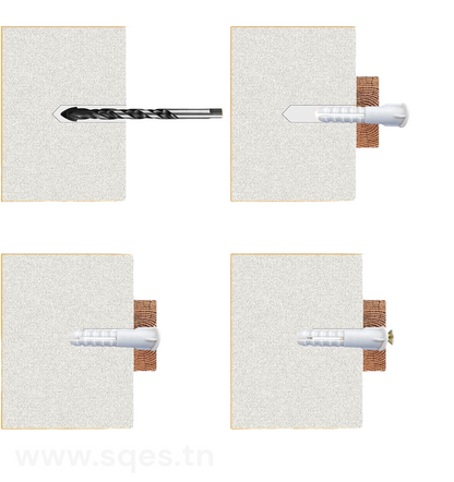 Cheville Plastique en PEHD – Résistance Maximale pour Fixations Solides 8mm