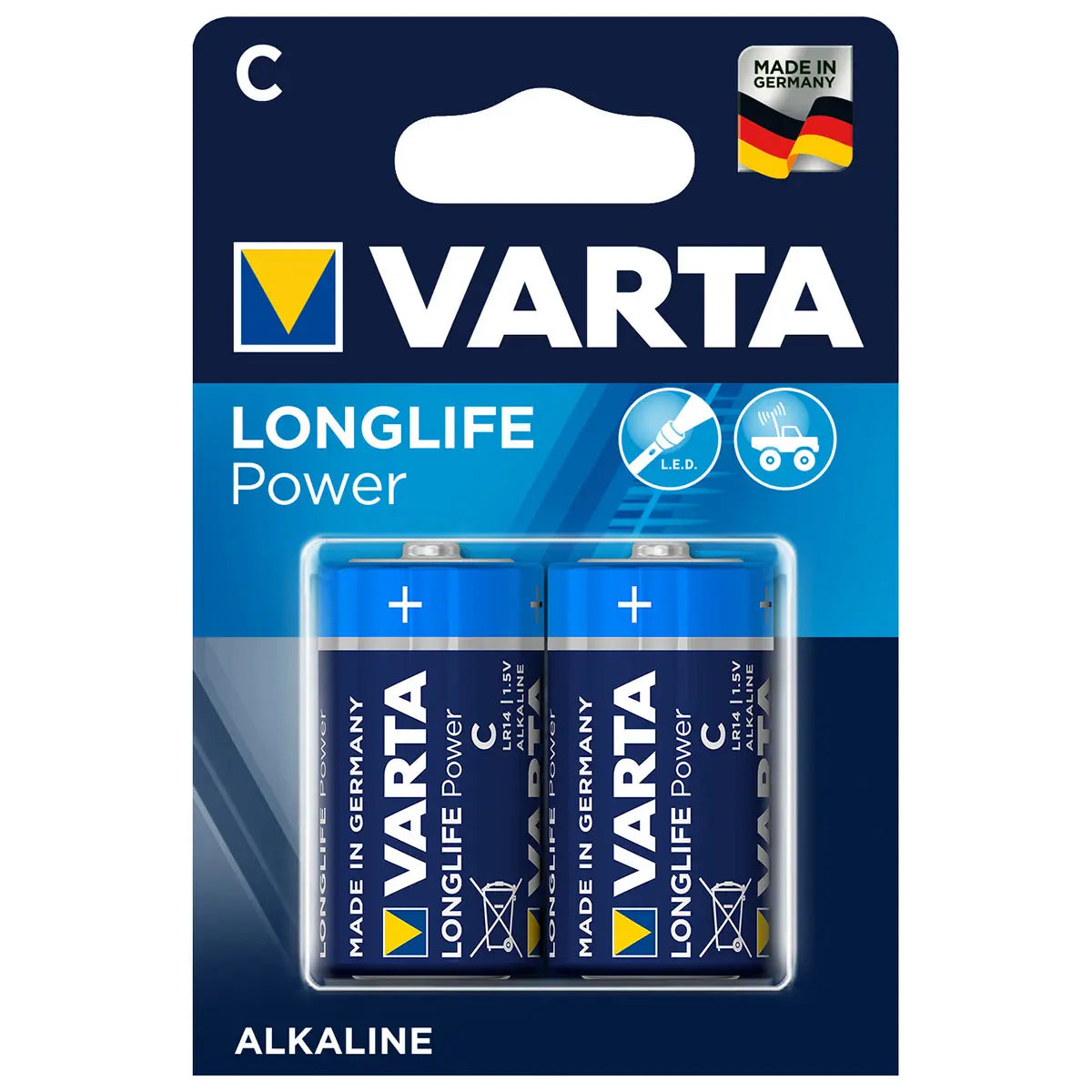 VARTA Pile Longlife Power C LR14 PACK 2 High Energy