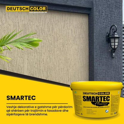 SMARTEC PREMIUM DEUTSCH COLOR - Enduit Décoratif Acrylique Fibres  Extérieur 25KG