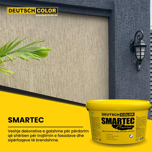 SMARTEC PREMIUM DEUTSCH COLOR - Enduit Décoratif Acrylique Fibres  Extérieur 25KG