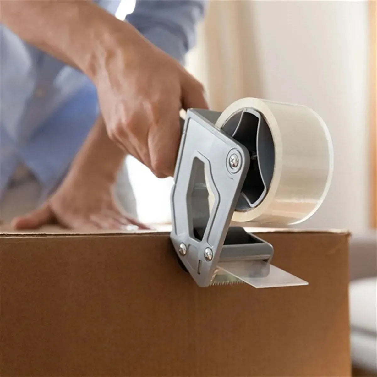 BOSS TAPE Ruban adhésif d'emballage pour cartons, Scotch acrylique transparent - SQES
