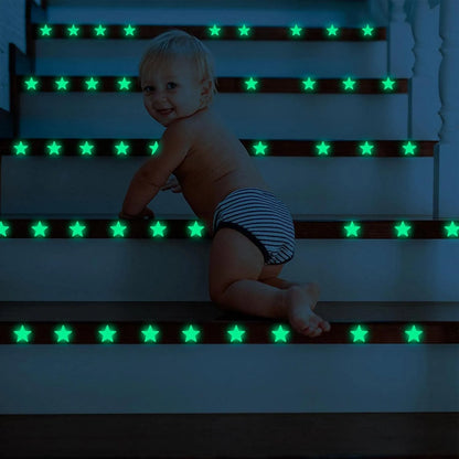 Etoiles lumineux fluorescent - Étoiles phosphorescentes - 36 autocollantes - SQES