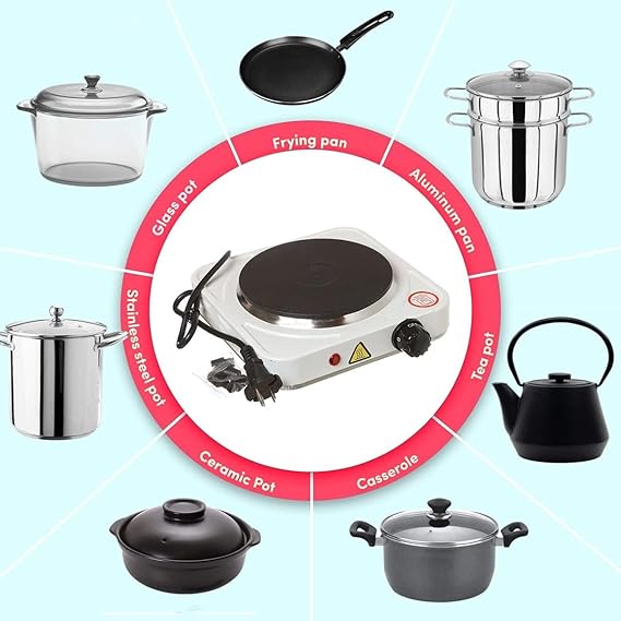 Plaque chauffante ,Cuisinière électrique 1000 W - SQES