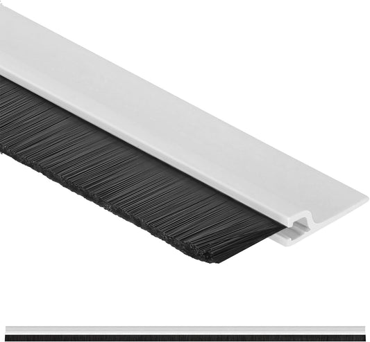 GEKO Joint brosse de porte auto-adhésif Blanc