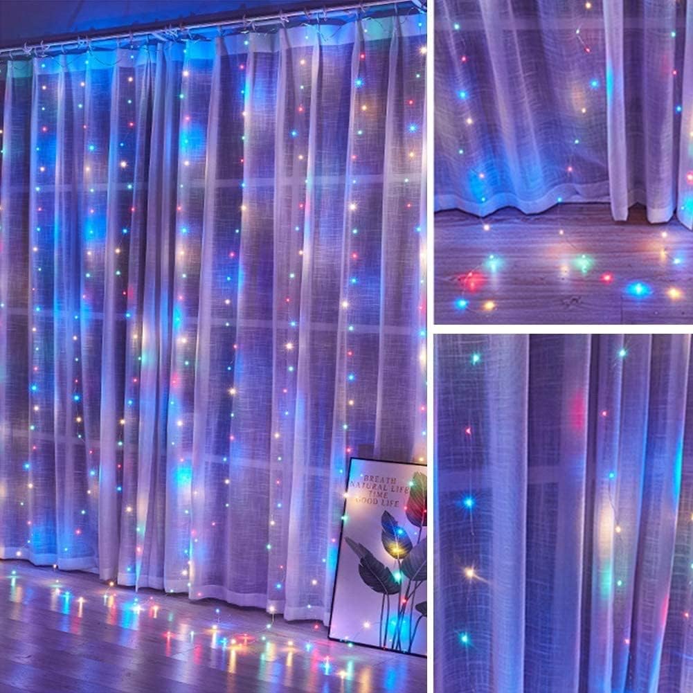 Rideau lumineux Hauteur 3M LED lumière RGB - SQES