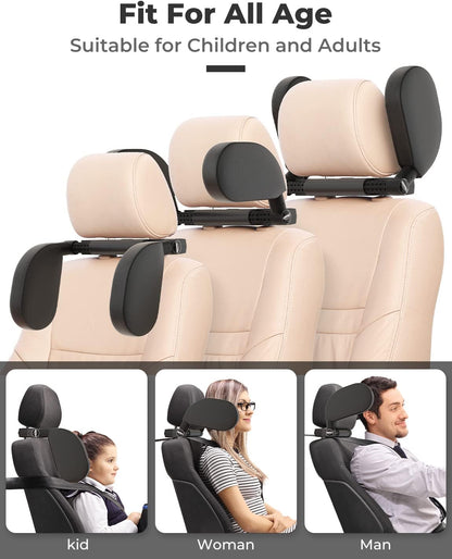 Repose-Tête Voiture Réglable 180° – Confort Enfants & Adultes