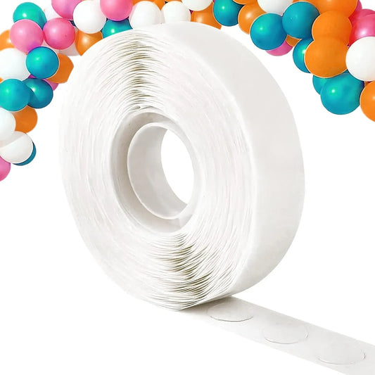 BOSS TAPE Ruban de pastille pour ballons - double faces pour décoration anniversaire - fetes (100pcs) - SQES