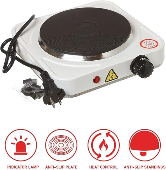 Plaque chauffante ,Cuisinière électrique 1000 W - SQES