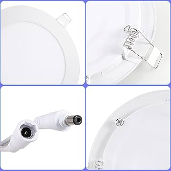 SPOT PANEL LED ENCASTRABLE 18W ROND BLANC - 10000K - SQES