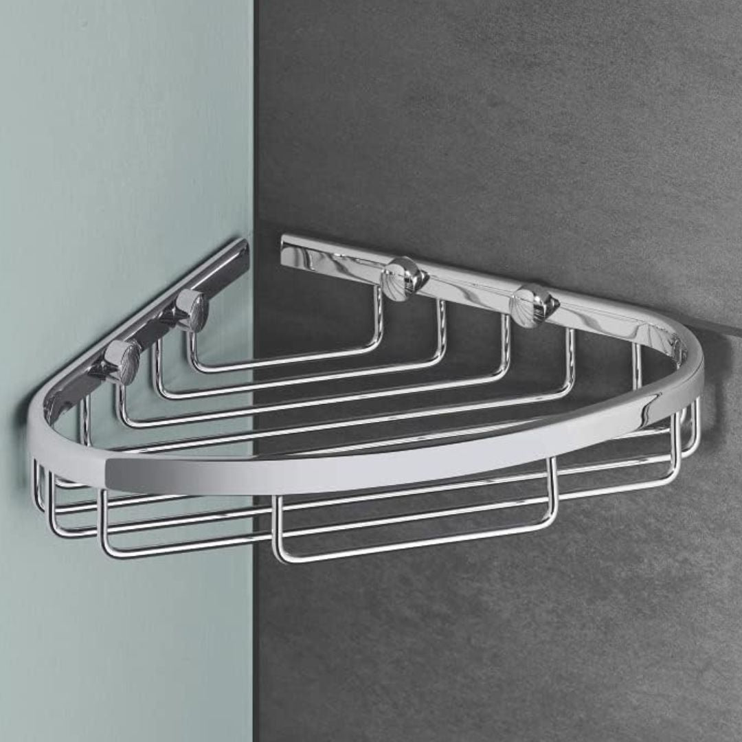 Étagère angle de douche inox, Étagère inox pour salle de bain "garantie 10ans" - SQES