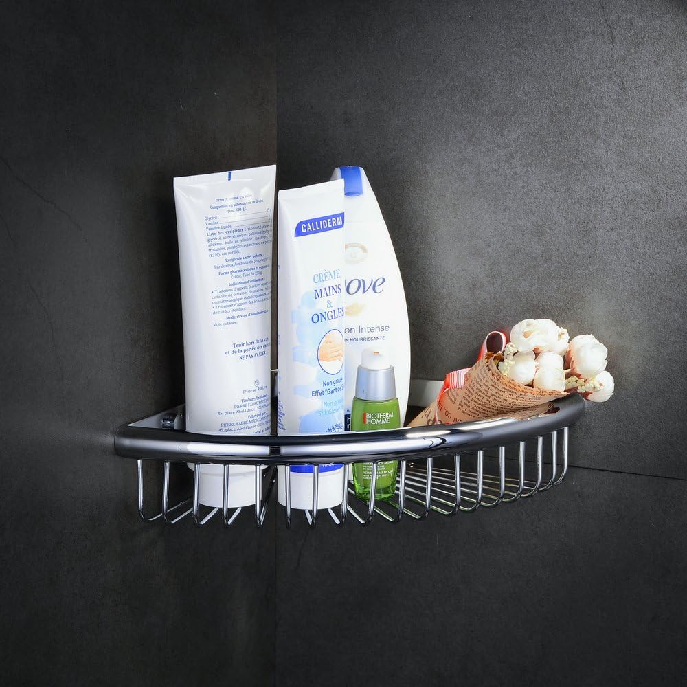 Étagère angle de douche inox, Étagère inox pour salle de bain "garantie 10ans" - SQES
